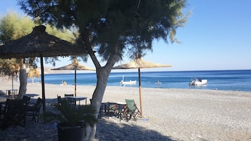 On the beach