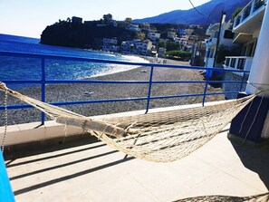 Appartamento, 1 camera da letto, terrazzo, vista mare | Terrazza/patio
