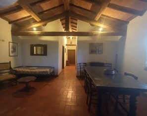 Apartment, 2 Bedrooms, Smoking, Garden View | Dining - 3 Rooms Flat in a Green Tuscany Valley (Castelfranco Piandisco)