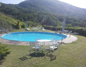 Appartement, 2 chambres, fumeur, vue jardin | Piscine