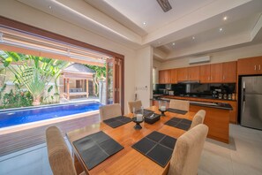 Villa, 3 Bedrooms | In-room dining - Villa Seacluded 1 (Seminyak)