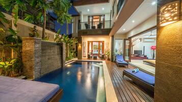 Front of property – evening/night