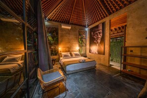 3 bedrooms, free WiFi, bed sheets - Villa Wirtiga (Canggu)