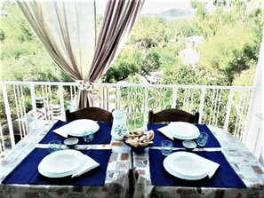 Căn hộ, 2 phòng ngủ, hút thuốc, sân hiên | Khu ẩm thực ngoài trời