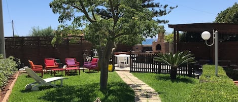 Appartement, 2 chambres, fumeur, piscine privée | Terrasse/patio