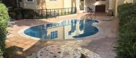 Indoor pool, outdoor pool