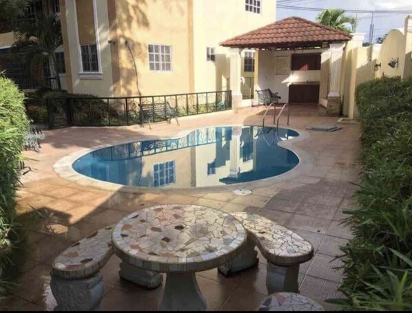 Indoor pool, outdoor pool