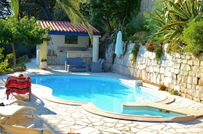 Outdoor pool - Olmeto - Propriano Gulf - Independent F2 - Sea view - Private swimming pool (Olmeto)