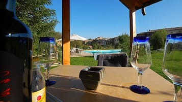 House, 1 Bedroom, Fireplace, Mountain View | Pool | Outdoor pool