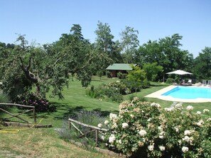 House, 1 Bedroom, Fireplace, Mountain View | Pool | Outdoor pool - Blue House Near Bagnoregio-overlooking the Umbrian Mountains and Tiber Valley (Bagnoregio)