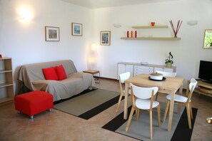 Appartement, 2 slaapkamers, roken, terras | Lounge