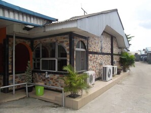 Façade de l’hébergement