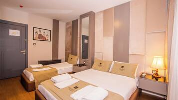 Desk, laptop workspace, iron/ironing board, free WiFi