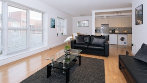 City Apartment, City View (6002. Windmill Lane) | Living area - Hanover Quay - Private Apartment (Dublin)