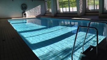 Indoor pool, a heated pool