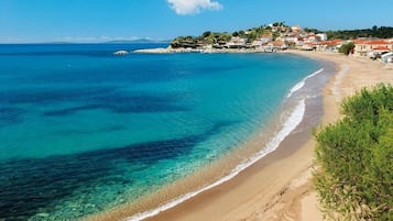 Accommodatie ligt op het strand