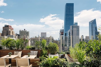 Rooftop terrace at Arlo Midtown