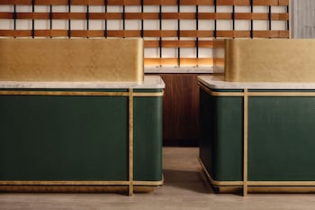 Hotel entrance and lobby at Arlo Midtown