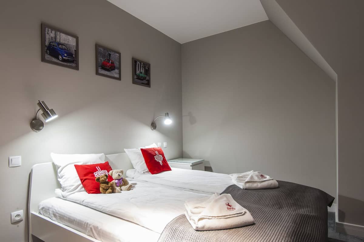 Deluxe appartement (3) | 1 slaapkamer, individueel gedecoreerd, een laptopwerkplek