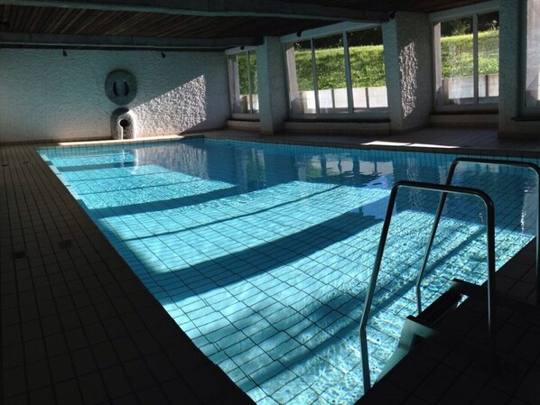 Indoor pool, a heated pool