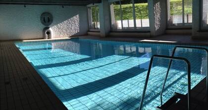 Application généreuse. pour 1- 4 personnes avec balcon, piscine et sauna, Davos-Dorf