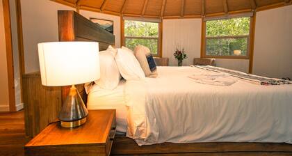 Relax in your own secluded Yurt Cabin nestled into a 200+ acre Property!