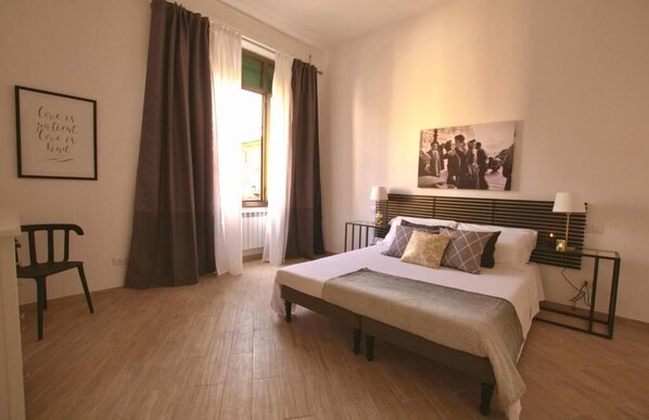 Appartement, 2 chambres | 2 chambres, fer et planche à repasser, Wi-Fi gratuit, draps fournis