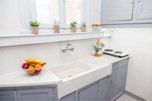 Apartment, 3 Bedrooms | Private kitchenette | Full-size fridge, microwave, stovetop, cookware/dishes/utensils - Stay in Fabulous Apartment in Athens (Athens)