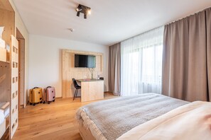 Departamento familiar | Ropa de cama hipoalergénica y cortinas blackout 