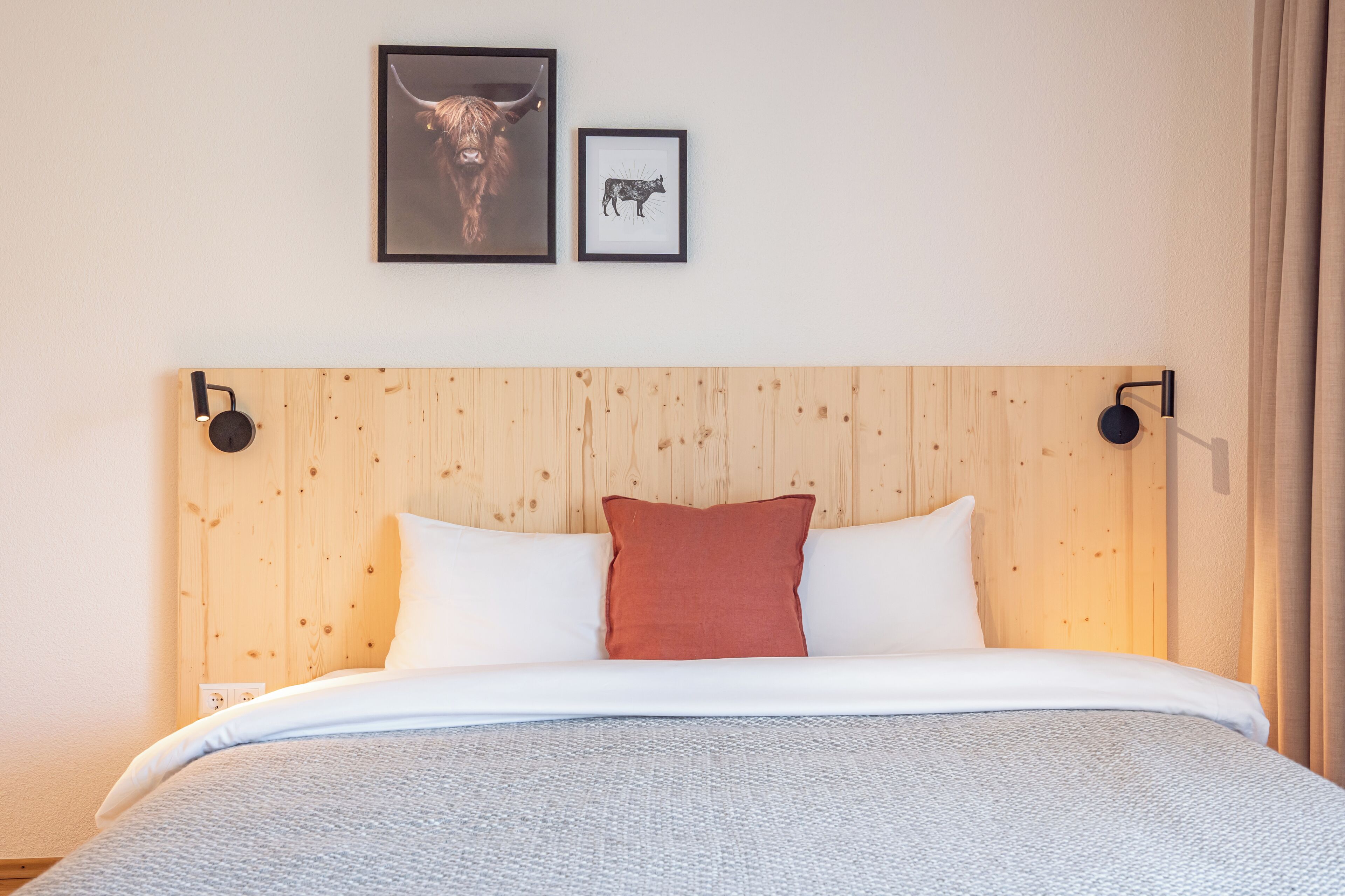 Departamento Confort | Ropa de cama hipoalergénica y cortinas blackout 