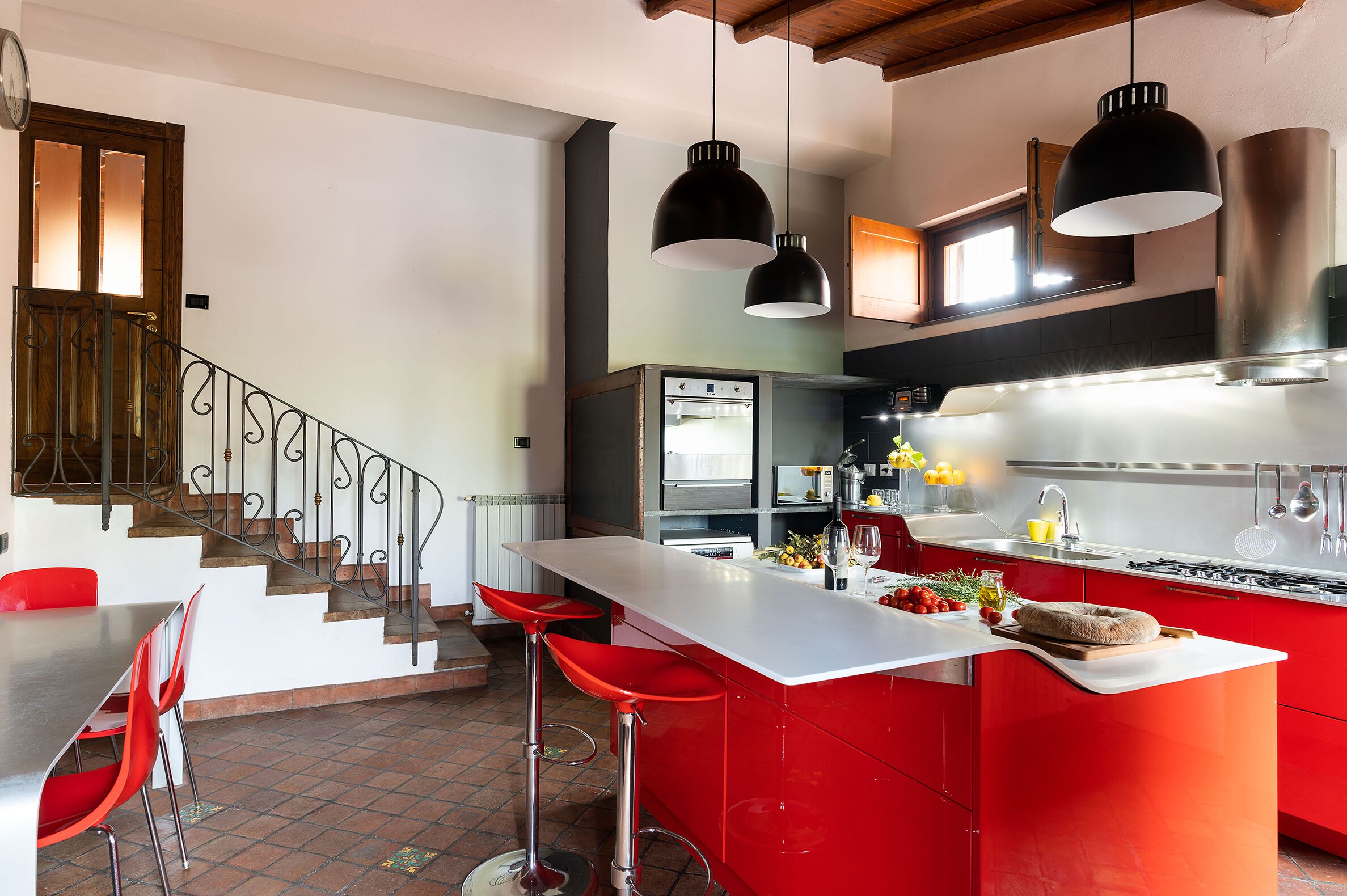 Villa, 4 Bedrooms | Private kitchen | Full-sized fridge, microwave, oven, stovetop