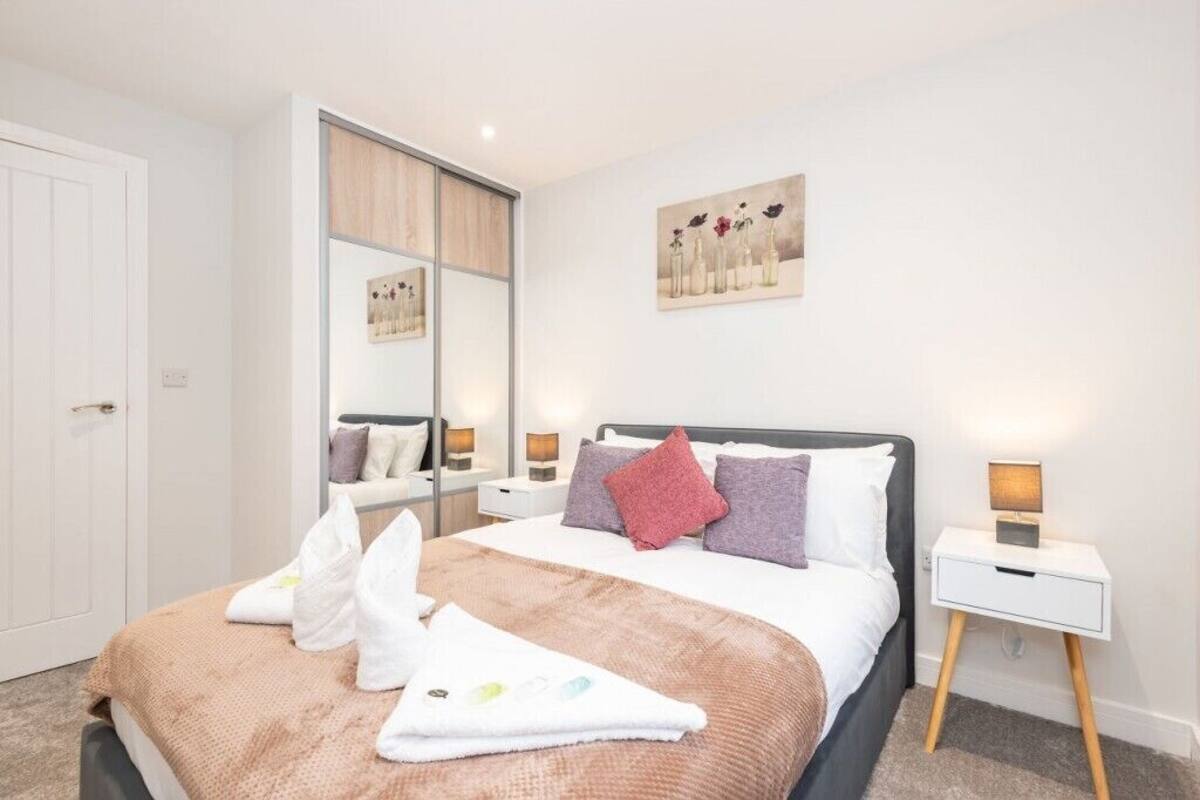 Appartement, 1 slaapkamer (21B) | 1 slaapkamer, een strijkplank/strijkijzer, gratis wifi, beddengoed