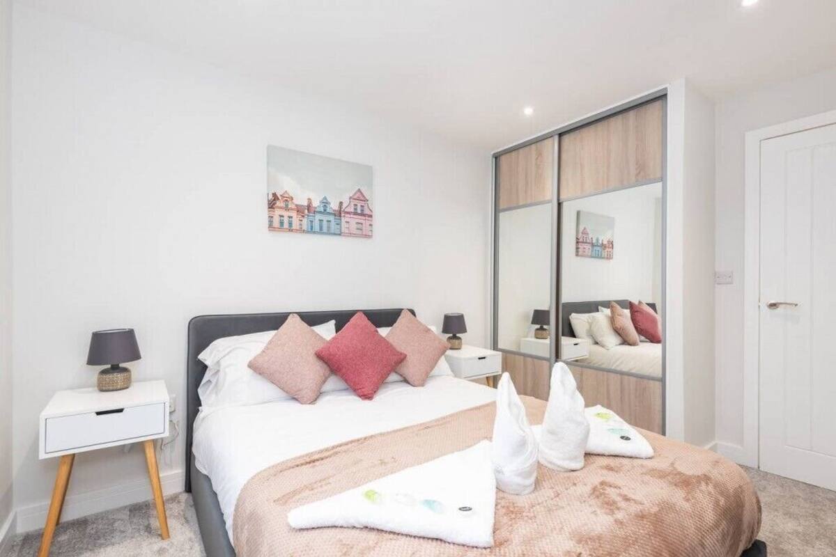 Appartement, 1 slaapkamer (21A) | 1 slaapkamer, een strijkplank/strijkijzer, gratis wifi, beddengoed