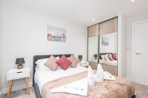 Appartement, 1 slaapkamer (21A) | 1 slaapkamer, een strijkplank/strijkijzer, gratis wifi, beddengoed