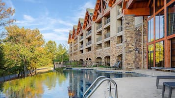 Indoor pool, a heated pool