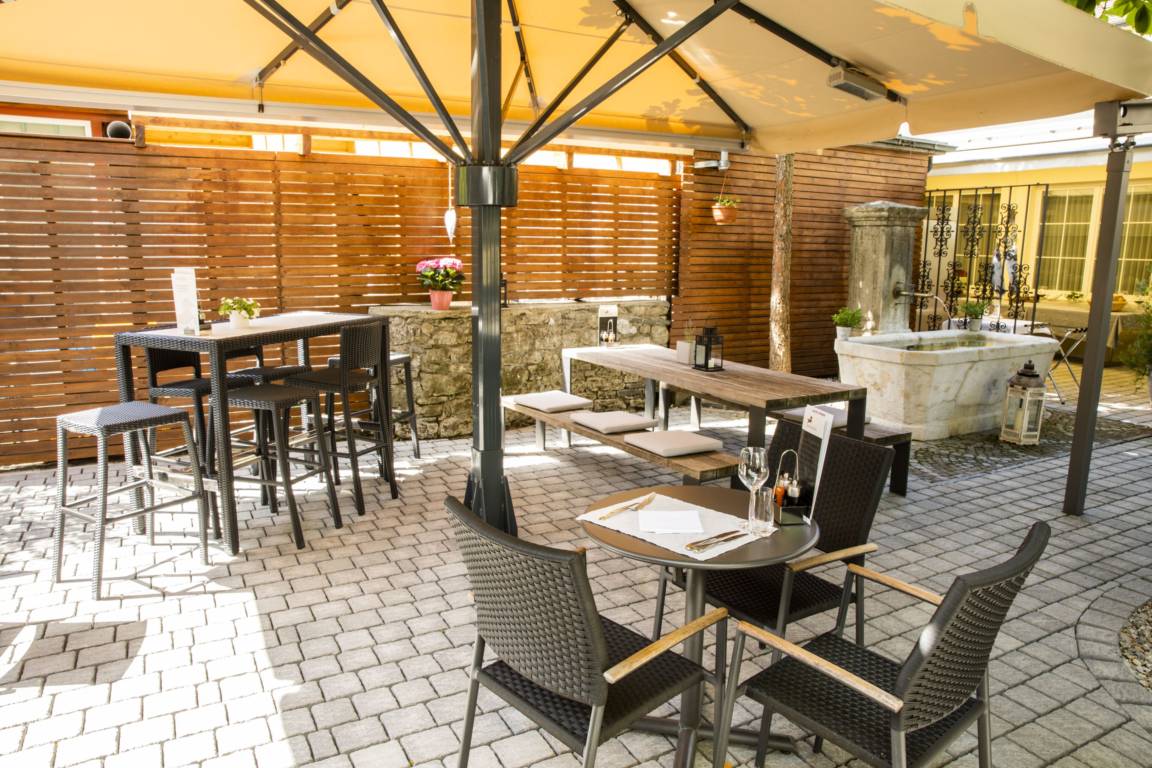 Opções para refeição ao ar livre