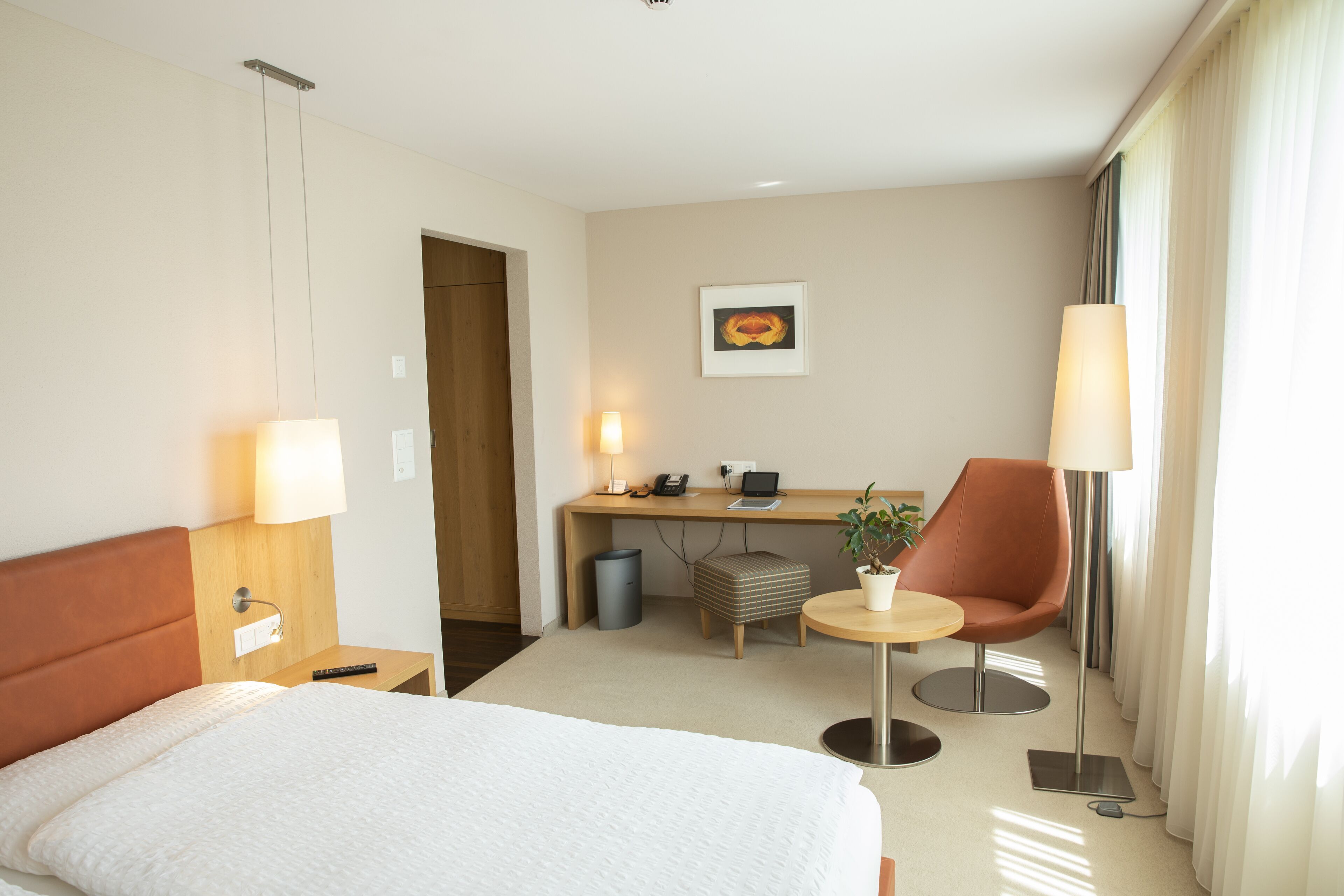 Hochwertige Bettwaren, Daunenbettdecken, kostenlose Minibar