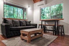 Living area - Secluded Cabin in Redwood Forest (Crescent City)