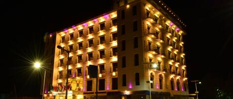 Front of property - evening/night