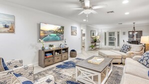 Smart TV - Blu Sky Cottage | Waterfront Pool Home, Resort-Style Backyard, Near Siesta Key Village (Siesta Key)
