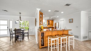 Dining - Blu Sky Cottage | Waterfront Pool Home, Resort-Style Backyard, Near Siesta Key Village (Siesta Key)