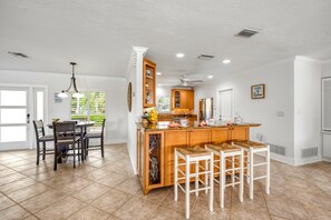 Dining - Blu Sky Cottage | Waterfront Pool Home, Resort-Style Backyard, Near Siesta Key Village (Siesta Key)