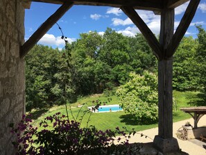 Property grounds - Charming stone residence with heated swimming pool 4X10 (Saint Pantaléon)