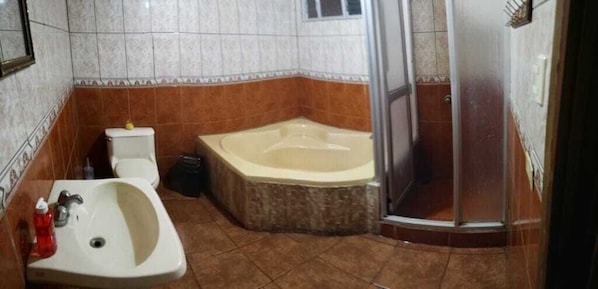 Family Room | Bathroom | Free toiletries, towels, soap, shampoo