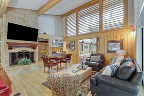 Flat-screen TV, offices