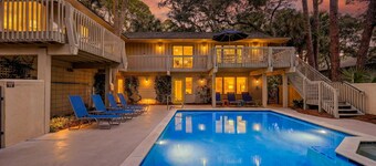 DOG FRIENDLY Five Bedroom Sea Pines Home with Private Pool - 2nd Row Ocean