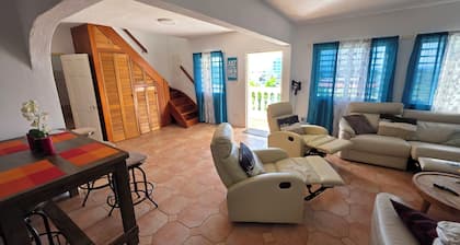 Aloha Penthouse apartment in the heart of the Maho entertainment area.
