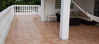 Aloha Penthouse apartment in the heart of the Maho entertainment area.