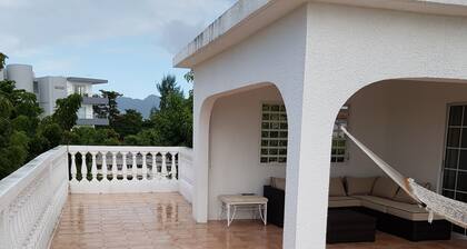 Aloha Penthouse apartment in the heart of the Maho entertainment area.