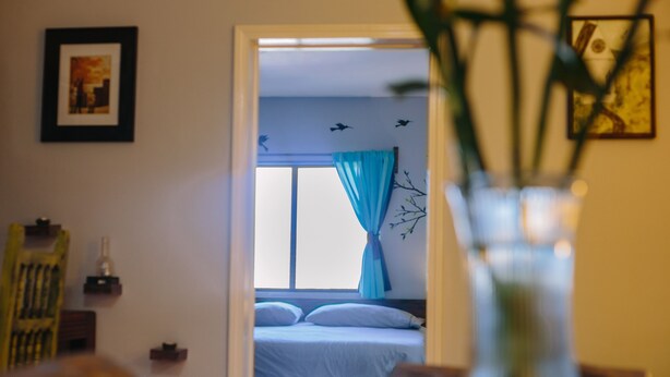 Standard Room, 1 Double Bed | Iron/ironing board (on request), WiFi (free), bed sheets - Casa Azteca - Adults Only (Ensenada)
